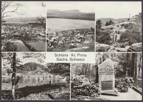 Schöna Kr. Pirna, Ortsansichten - 410564