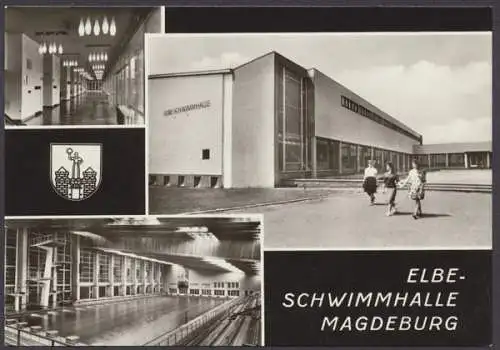 Magdeburg, Elbe - Schwimmhalle - 410520