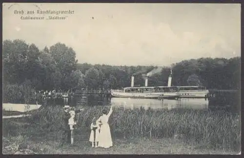 Berlin - Rauchfangswerder, Etablissement "Waldhaus" - 410642