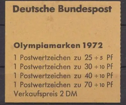 Deutschland (BRD), MiNr. MH 17, postfrisch - 600194