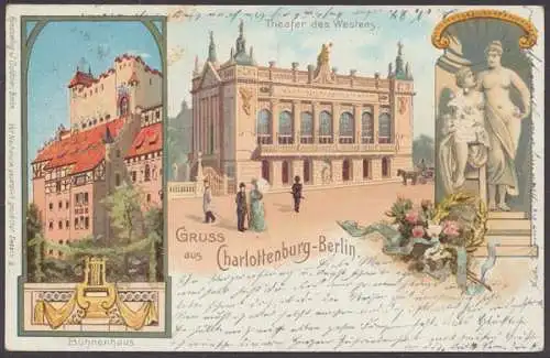 Berlin - Charlottenburg, Theater des Westen und Bühnenhaus - 410908