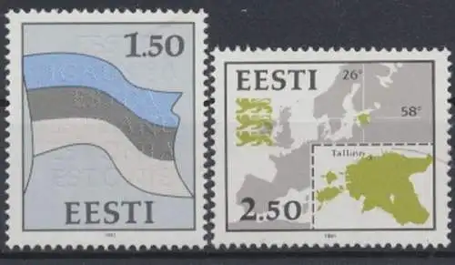 Estland, MiNr. 174-175, postfrisch - 76020