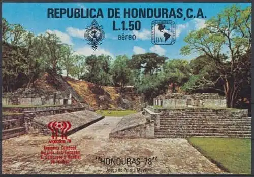 Honduras, Fußball, MiNr. Block 31, postfrisch - 601060