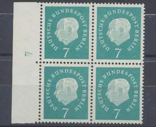 Berlin, Michel Nr. 182 DZ, postfrisch / MNH - 600739