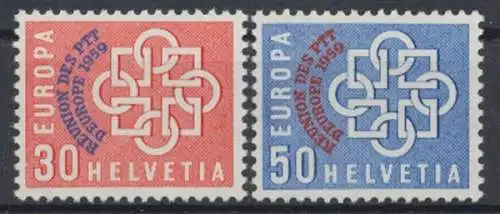 Schweiz, MiNr. 681-682, postfrisch - 600950