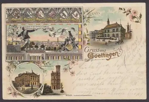 Goettingen, Rathaus, Theater, Bismarckthurm - 411129