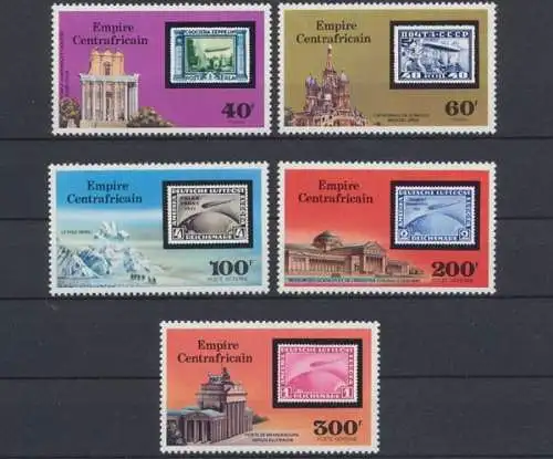 Zentralafrik. Republik, Michel Nr. 488-492, postfrisch / MNH - 601717