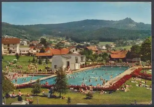 Bodenmais, Luftkurort, Schwimmbad mit Silberberg - 411262