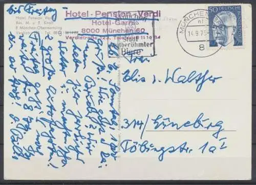 München, Hotel Verdi, Bes. M. und E. Knoll - 411247