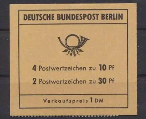 Berlin, MiNr. MH 6 b, postfrisch - 600895