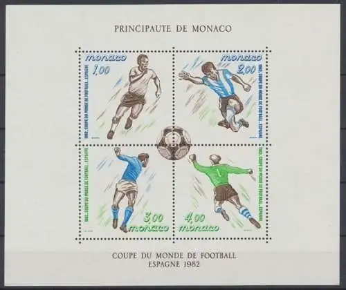 Monaco, MiNr. Block 20, postfrisch - 690135