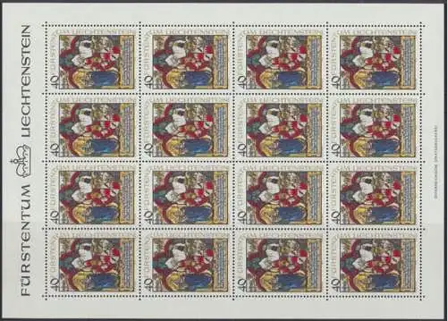 Liechtenstein, Michel Nr. 731-733 Bögen, postfrisch/MNH - 690193