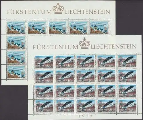 Liechtenstein, Michel Nr. 723-724 Bogen, postfrisch/MNH - 690213