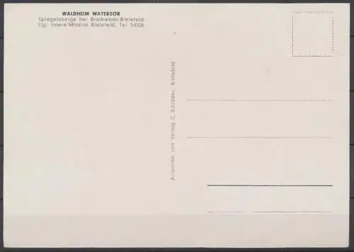 Spiegelsberge bei Brackwede-Bielefeld, Waldheim Waterbör - 411317