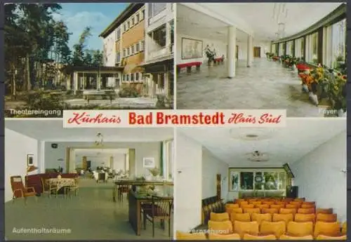 Bad Bramstedt, Kurhaus, Haus Süd, Theatereingang, Foyer, Aufenthaltsraum, Fernsehsaal - 411501