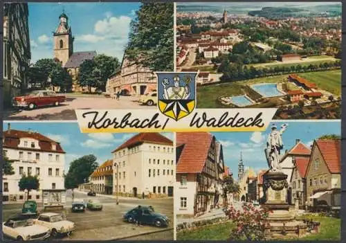 Korbach / Waldeck, 4 Ortsansichten - 411457