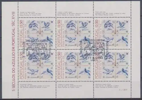 Portugal, MiNr. 1603 Kleinbogen, ESST - 601564