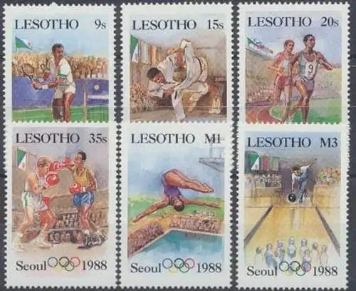 Lesotho, MiNr. 622-627, postfrisch - 690285