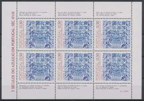 Portugal, MiNr. 1611 Kleinbogen, postfrisch - 601615