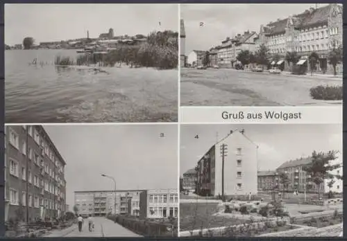 Wolgast, An der Peene, Ernst-Thälmann-Straße, Neubauten, Goethe-Straße - 411964