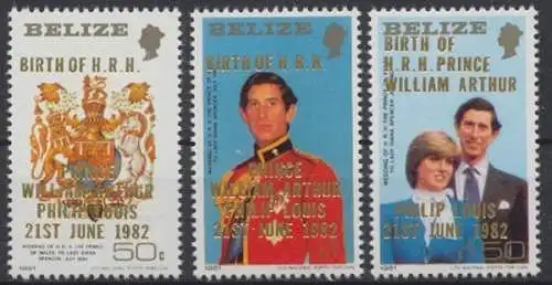 Belize, Michel Nr. 679-681, postfrisch / MNH - 602180