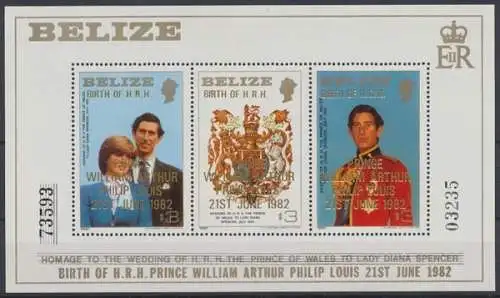 Belize, Michel Nr. Block 54 I, postfrisch / MNH - 602179