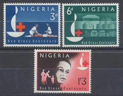 Nigeria, Michel Nr. 138-140, postfrisch / MNH - 601795