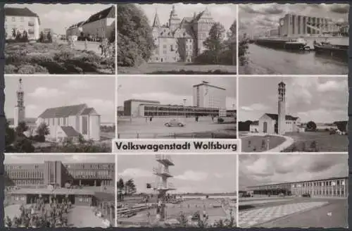 Wolfsburg, Volkswagenstadt, verschiedene Ortsansichten - 411850