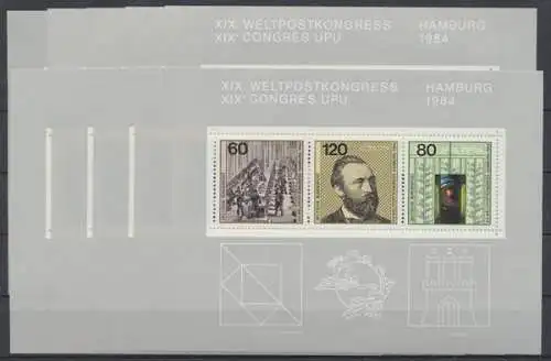 Deutschland (BRD), MiNr. Block 19, 10 Blöcke, postfrisch - 602861