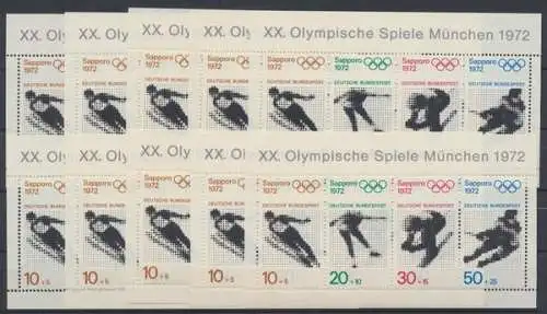 Deutschland (BRD), MiNr. Block 6, 10 Blöcke, postfrisch - 602835