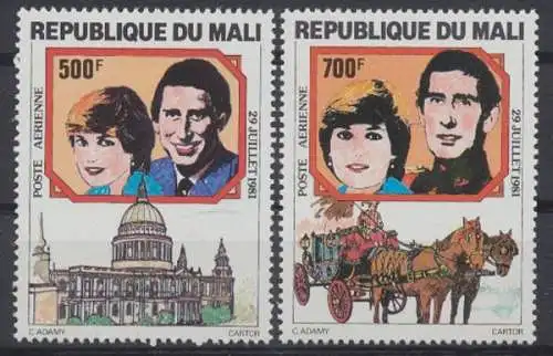 Mali, Michel Nr. 878-879, postfrisch / MNH - 603038