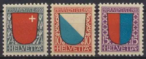 Schweiz, MiNr. 153-155, postfrisch - 602970