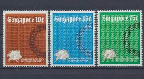 Singapur, MiNr. 215-217, postfrisch - 690494