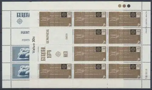 Malta, MiNr. 493-496 KB, postfrisch - 603407