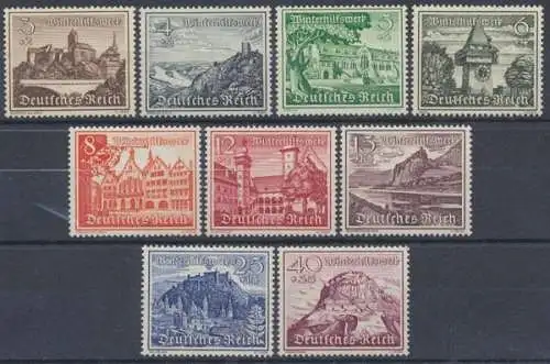 Deutsches Reich, MiNr. 730-738, postfrisch - 603981