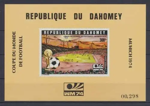 Dahomey, Michel Nr. Block 28 B, postfrisch - 61066