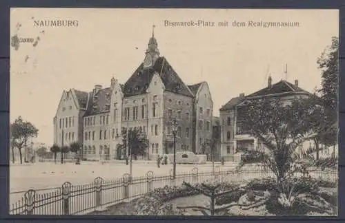 Naumburg, Bismarck - Platz mit dem Realgymnasium - 402791