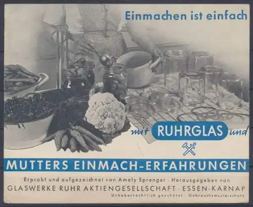 Ruhrgas, Mutters Einmach-Erfahrungen - 412245