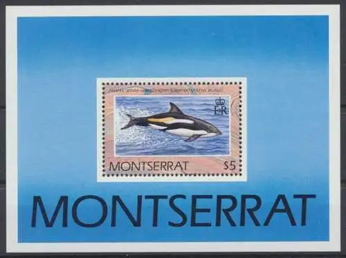 Montserrat, Fische / Meerestiere, MiNr. Block 59, postfrisch - 604658