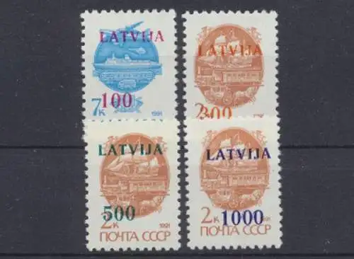 Lettland, MiNr. 313-316, postfrisch - 62410