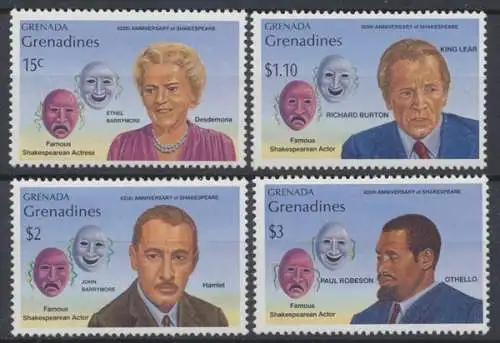 Grenada - Grenadinien, Michel Nr. 1211-1214, postfrisch/MNH - 605260