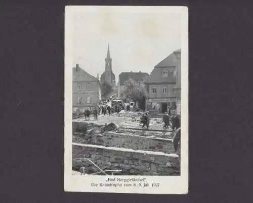 Gottleuba, Bad Berggießhübel, die Katastrophe vom 8./9. Juli 1927 - 402374