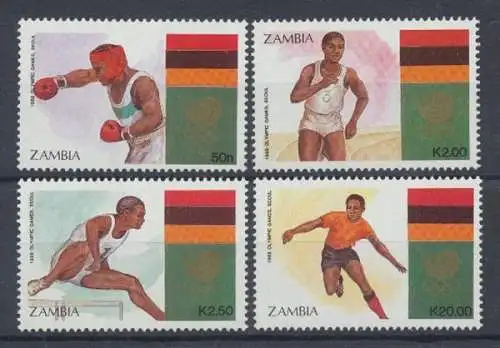 Sambia, Michel Nr. 464-467, postfrisch - 62832