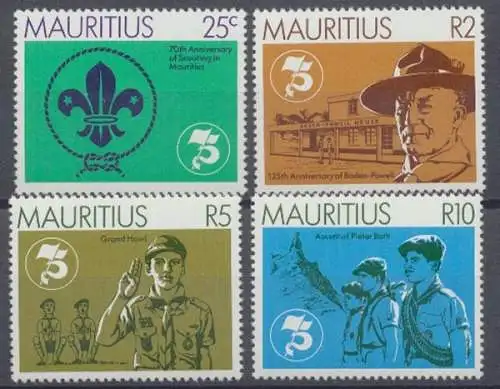 Mauritius, Michel Nr. 536-539, postfrisch - 62559