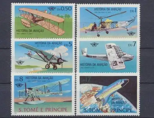 Sao Tome + Principe, MiNr. 592-597, postfrisch - 62581