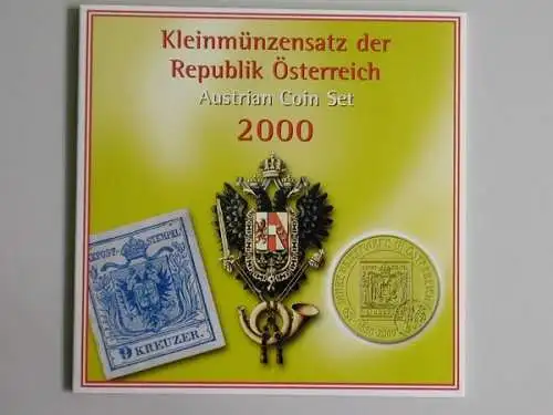 Österreich, Kursmünzensatz 2000, stempelglanz - 90122