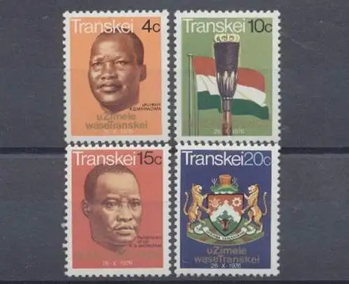 Transkei, MiNr. 18-21, postfrisch - 63471