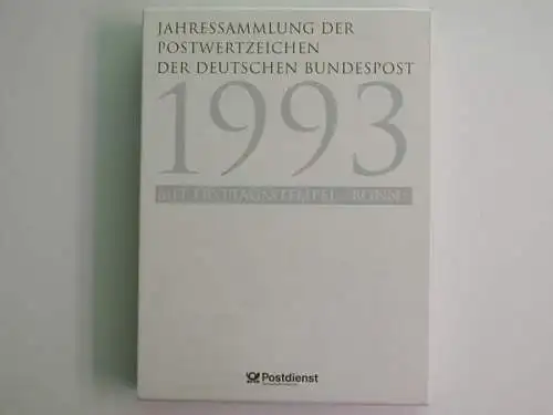 Deutschland (BRD), Jahressammlung 1993, gestempelt - 200485