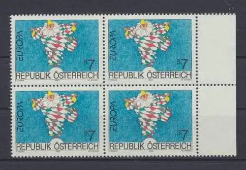 Österreich, MiNr. 2095 Viererblock, postfrisch - 63906