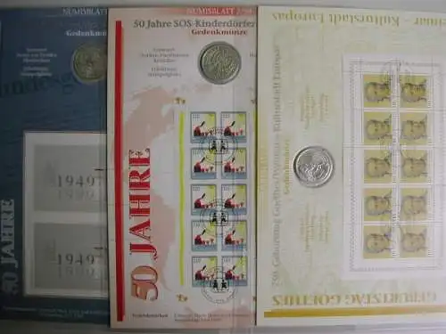 BRD Numisblätter, kompletter Jahrgang 1999 - 890140